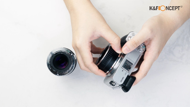 ADATTATORE K&F CONCEPT Olympus OM a Sony E OM-NEX