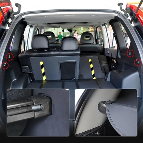Cubiertas de carga para Nissan X-Trail 2008-2013, estor enrollable de maletero 6