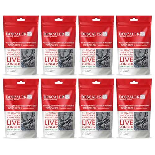 Image of Washing Machine Cleaner, Descaler For Washing Machine Front Load And Top Load, Washing Machine Cleaning Powder, Descaling Powder For Washing Machine 100 Gm (Pack Of-8)