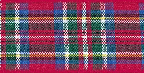 Tartan Ribbon - 17 Designs of Scottish Tartans Authority Approved Classic Woven Fabric Ribbon for Decorations, Gifts and Occasions - Flower of Scotland Tartan - 16mm Wide x 3 Metres