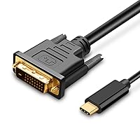 Vista 1 de UPGROW Cable USB C a DVI 4K @30Hz 4 pies USB tipo C a DVI macho compatible con iPhone 16 Pro/Max, MacBook Pro/Air 2025, iPad Pro, iMac, S23, XPS 17