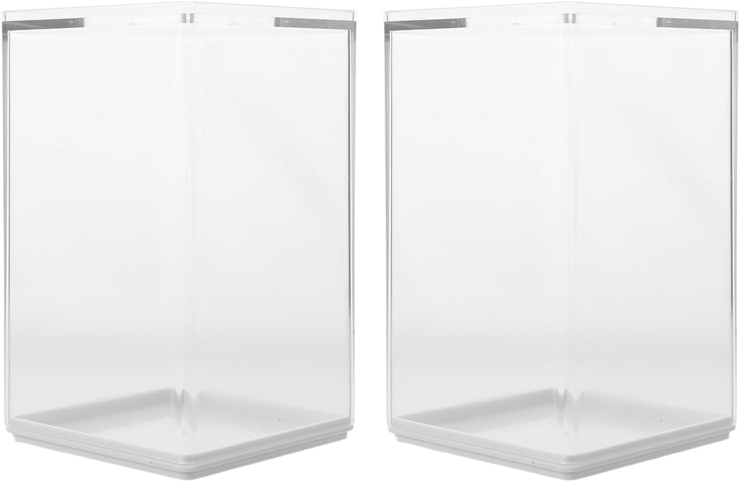 Portable Medal Display Case for Organized Storage of Trophies and Medals 2pcs with Smart Compartment Layout Sturdy Pp Material , for Home and Events