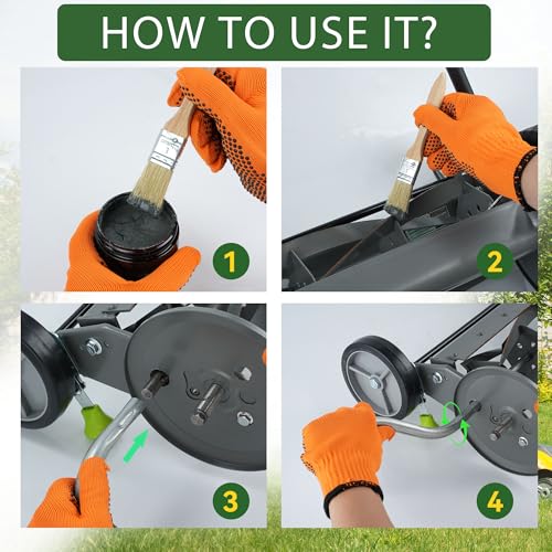 Image of Reel Lawn Mower Sharpening Kit - SK-1 Manual Lawn Mower Blade Sharpener - Precision Sharpening Crank Tool for American Lawn Mower, Great States, Earthwise, Easy-to-Use & Durable Design