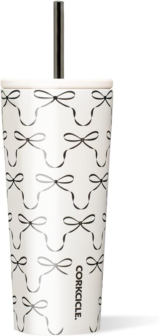 Corkcicle Cold Cup - 24oz Black Bows