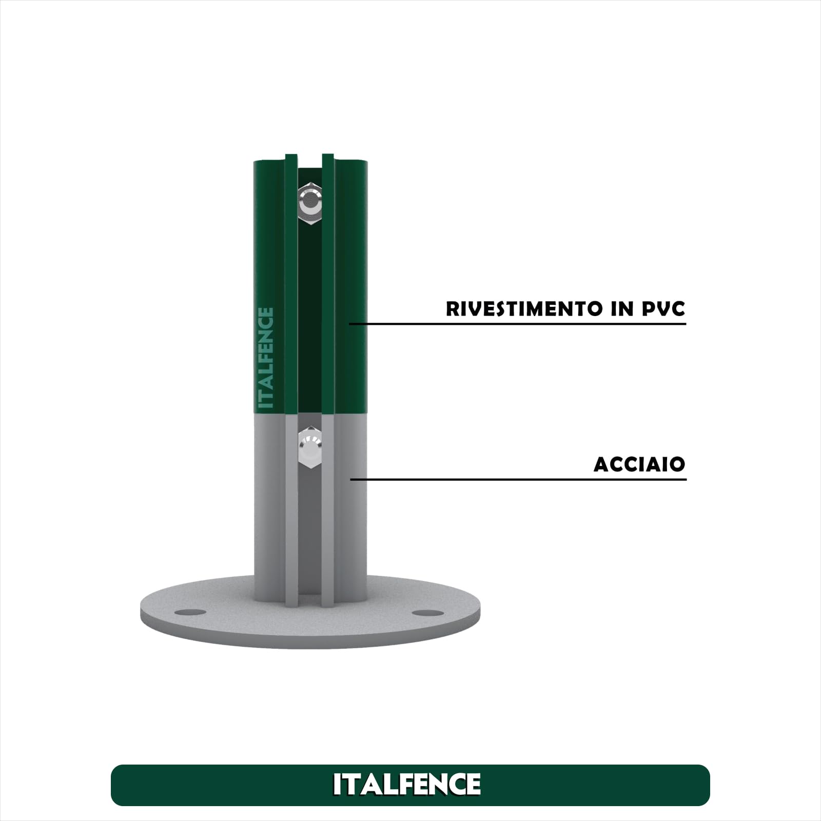 Piastra Di Fissaggio Per Palo 40x40 Mm | Seton - Foto 13