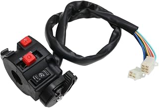 9 Pin Start Kill Light Choke Lever Left Switch, Kill Light Starter Choke Switch - for 90cc - 300cc Quad ATV UTV Go Kart Moped Buggy Dune Yamoto Loncin TaoTao Sunl JCL BMX Roketa Kazuma Peace