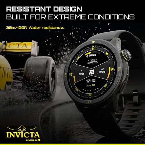 Image of Invicta I-Tech Digital Smartwatch, 1.43″ Display, Silicone Strap, Swim Tracking, 100+ Sports Modes, Bluetooth 5.3, GPS,Unisex