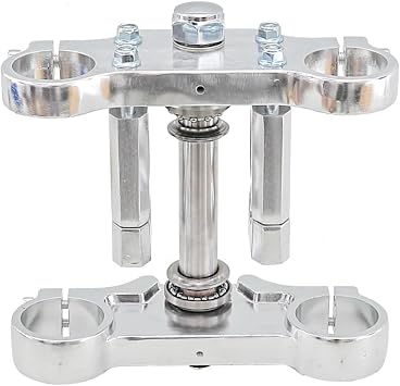 Front Fork Triple Tree Clamp Bar Riser 45/48mm for 22mm Handlebar Fits 70cc 110cc 125cc 140cc Motorcycle Pit Bike Taotao Coolster XR Series