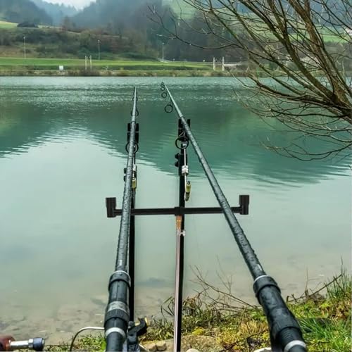 Support portable pour canne à pêche avec fixation d'alarme haute précision