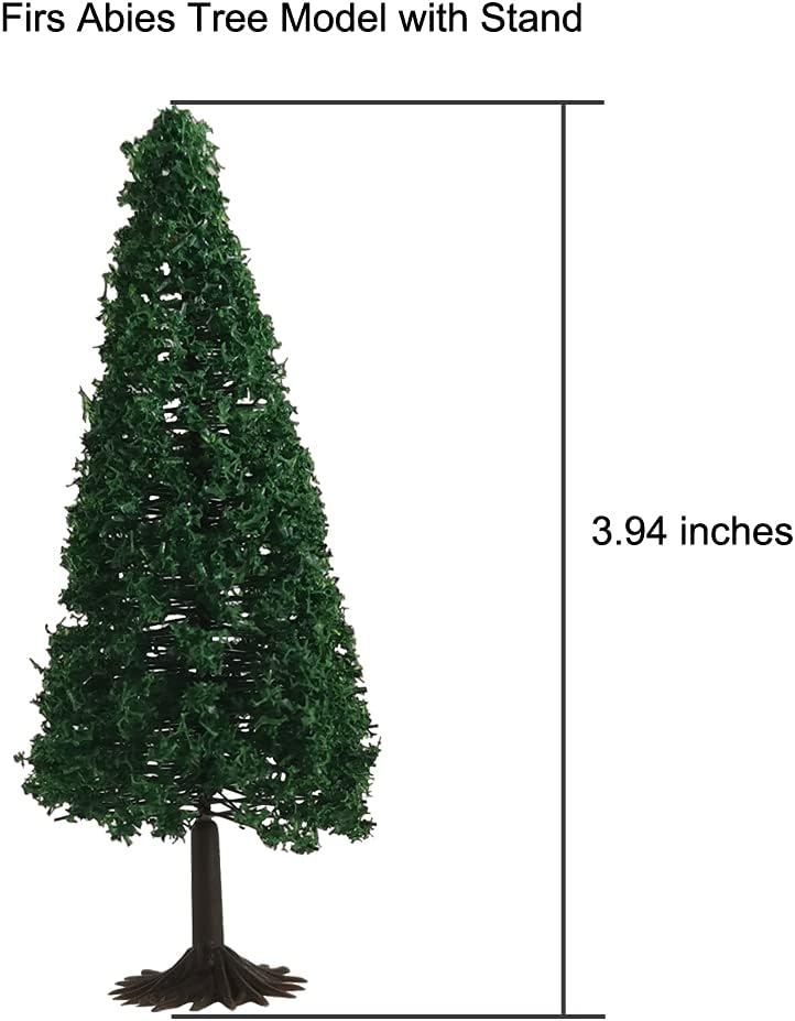 Model Miniature Forest Plastic Toy Trees Bushes Rainforest Diorama Supplies Train Scenery Mini Coconut Palm Plant Crafts Cedar Firs 20 image 5