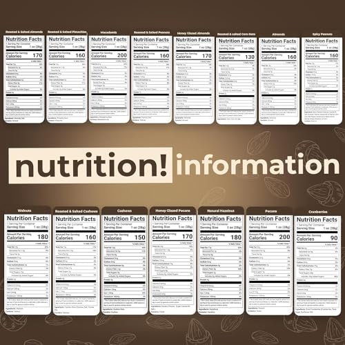 Valentines Gourmet Mixed Nuts Gift Basket in Sleek Bamboo Wood Reusable Platter | XL 2.5 lb Platter Includes 12 Assortments of Premium Nuts, Kosher