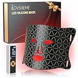 Lovsheme LED Face Mask - Professional Grade Skincare at Home – FDA Approved Red Light Therapy Mask for Acne, Wrinkles, and Skin Rejuvenation – 3 Light Modes – Remote Control – Includes Eye Protection