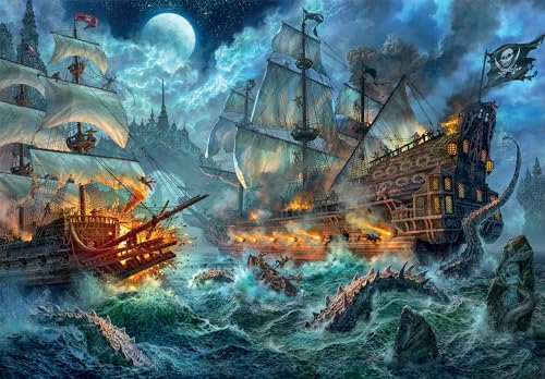 Puzzle 6000 pièces : Navires Clementoni Puzzles - vue 3