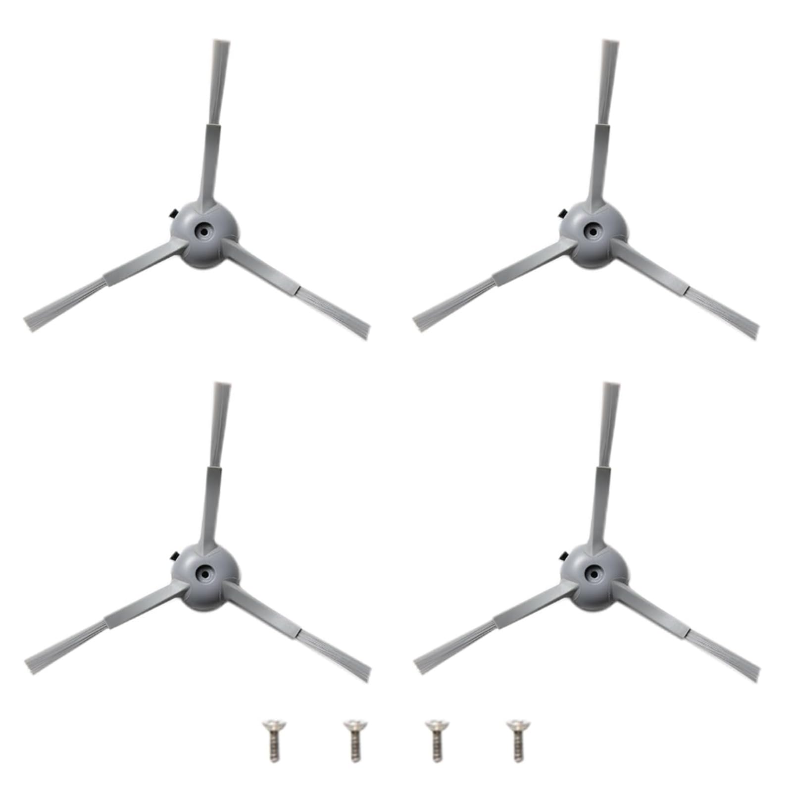 SHYSBV 4-Pack Replacement Side Brushes & Screws for eufy L60/G50/Omni C20 Series Robot Vacuums