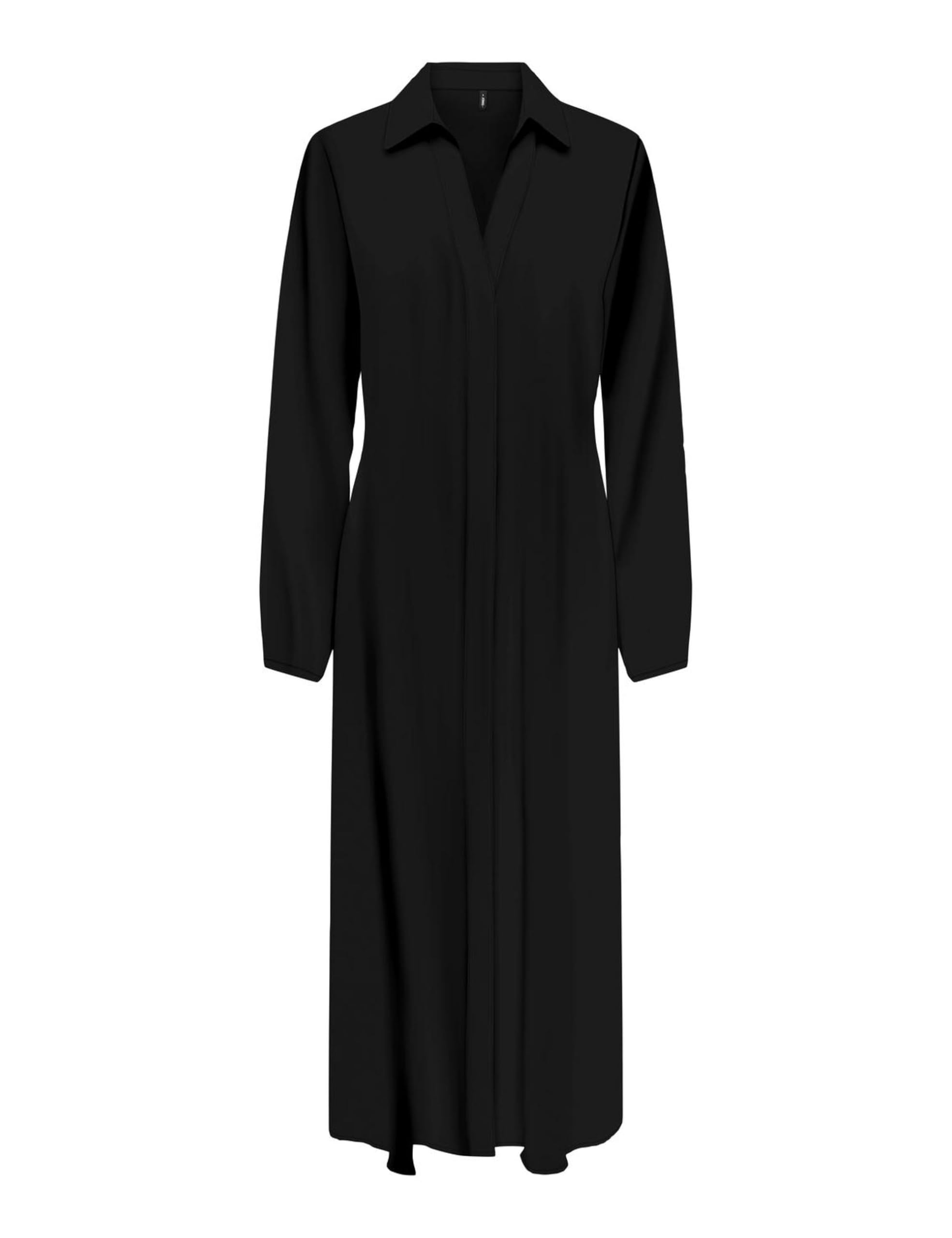 Onlalma Life Poly Kiara Shirt Dress Solid, Black, S