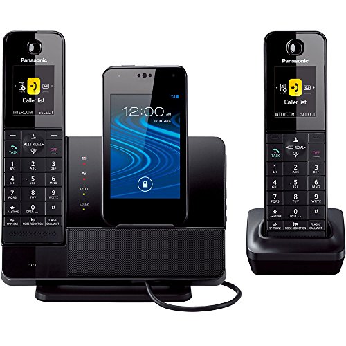 Panasonic KX-PRD262B Link2Cell Digital Phone with Smartphone Integration, Answering Machine & 2 Cordless Handsets (Discontinued By Manufacturer)