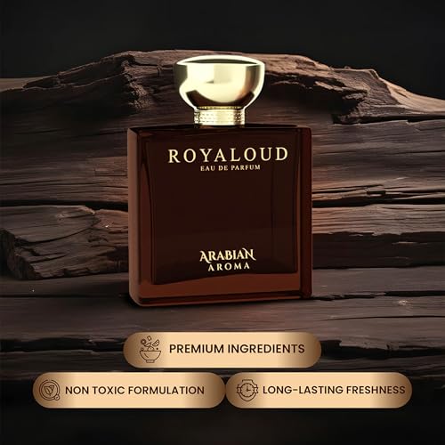 Image of Arabian Aroma Royal Oud Perfume for Men, Sophistication and Elegance bold, lasting Impression For a MATURE MAN, Eau De Perfume.