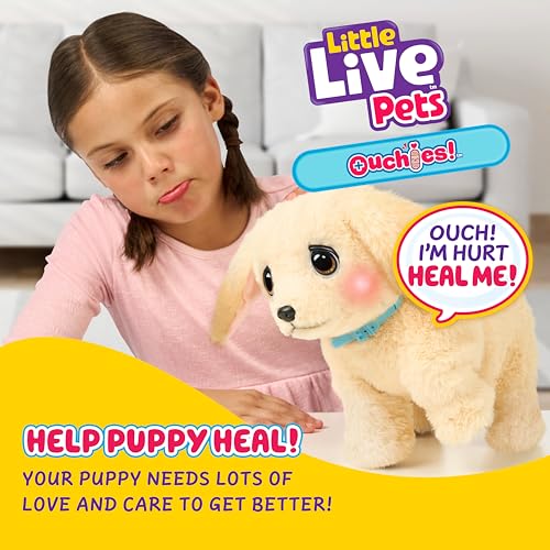 Peluche LITTLE LIVE PETS Mon chien ouchies Dès - vue 5