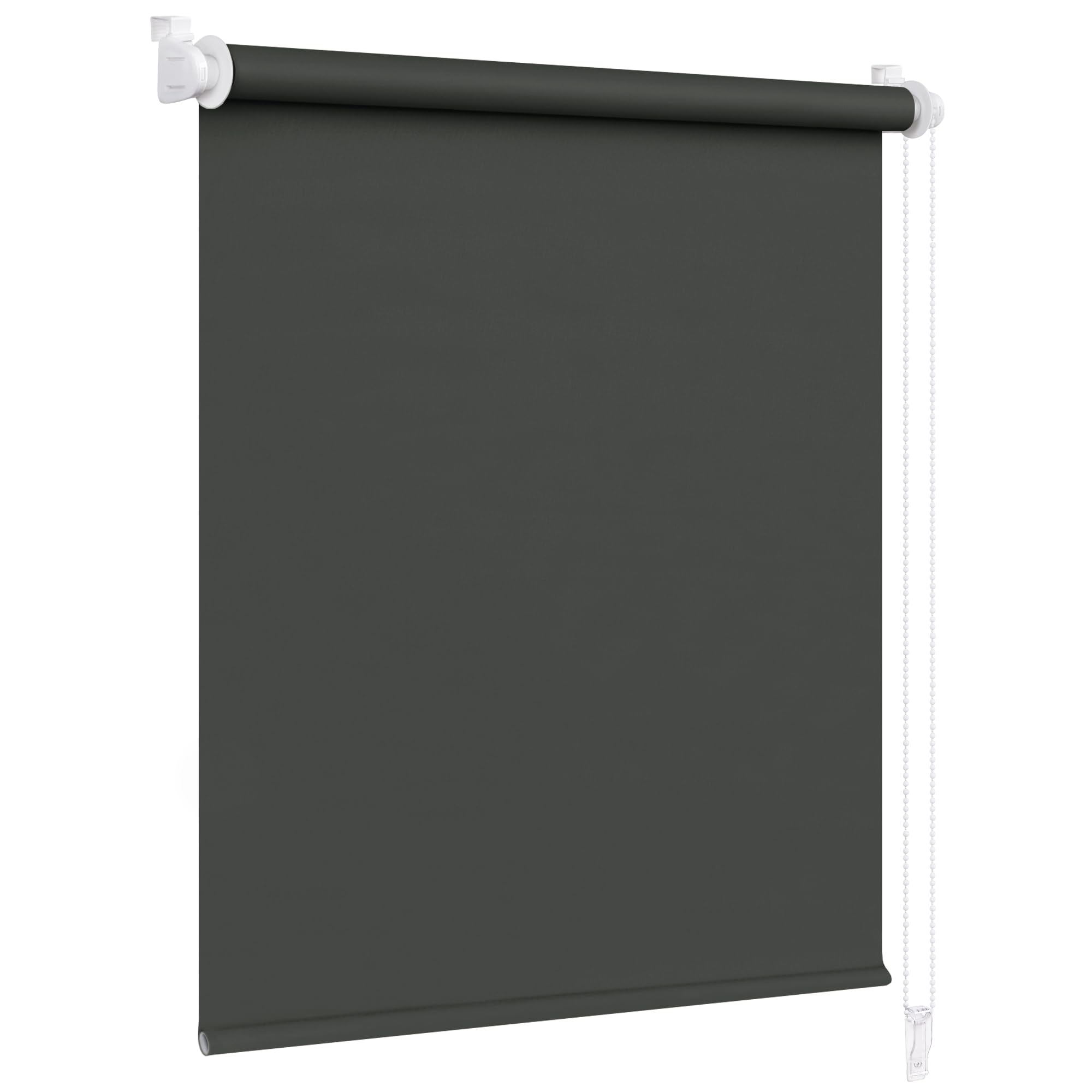 Victoria M. Store Enrouleur Occultant sans Perçage Store à Rouleau, pour Fenêtres Et Portes, 65 x 230 cm Noir - 1