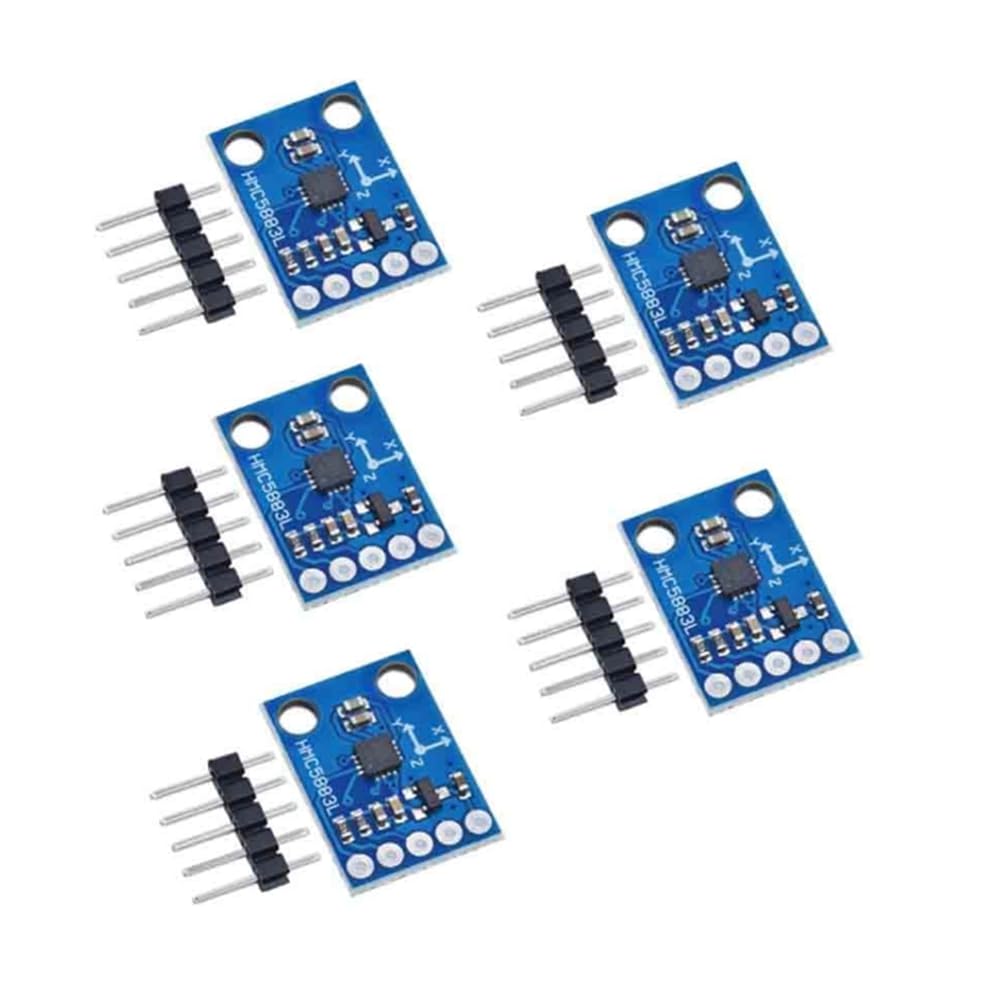 UDSKNV[KSL Electronic Compass Sensor Module 5pcs -273 HMC5883L Triaxial Magnetic Field Detection Module