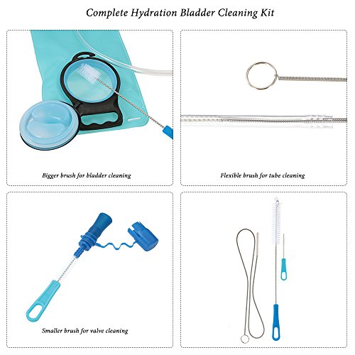 DECDEAL Reservoir Bag Outdoor 2 litros Hidratação bexiga Leakproof proof água com uma fácil limpeza