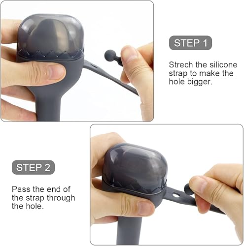 Miniatura 4 de Sophico Juego de utensilios de viaje para acampar y niños, tenedor y cuchara de acero inoxidable, cubiertos con estuche de silicona, portátil y a