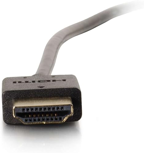 Miniatura 4 de C2G Legrand Cable HDMI de audio y video, cable HDMI de alta velocidad 4K, cable HDMI negro, cable HDMI de 60 Hz, cable HDMI de 6 pies, 1 unidad, C2G