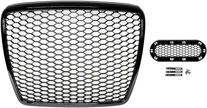 Artudatech Griglia Paraurti Anteriore Nero Per Audi A6 C6 2008-2011 Facelift – Stile E Funzionalità Aggiornati