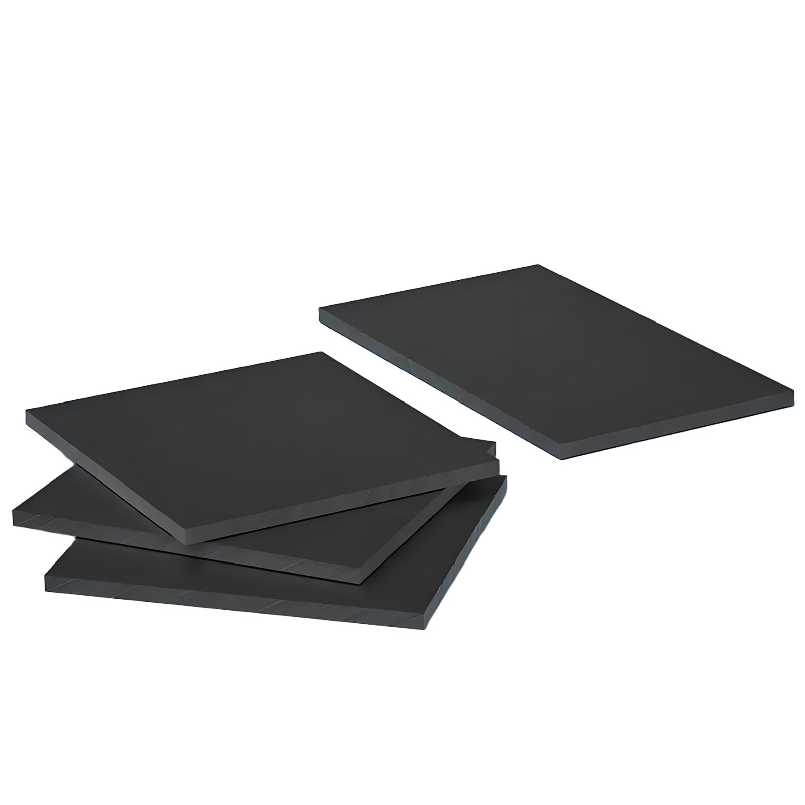 Pannello ABS Plastica Nera 300 x 300 mm Pannello Styrene Resistente e Robusto per Bricolage Modellismo DIY Montaggio Officina Uso Industriale,300mm*300mm*20mm