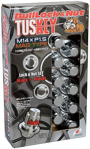 KYO-EI (���i�Y��) BullLock TUSKEY �g���^�����A���~�z�C�[����p �}�O�^�C�v Lock & Nut SET M14XP1.5 20P ���b�L T0641