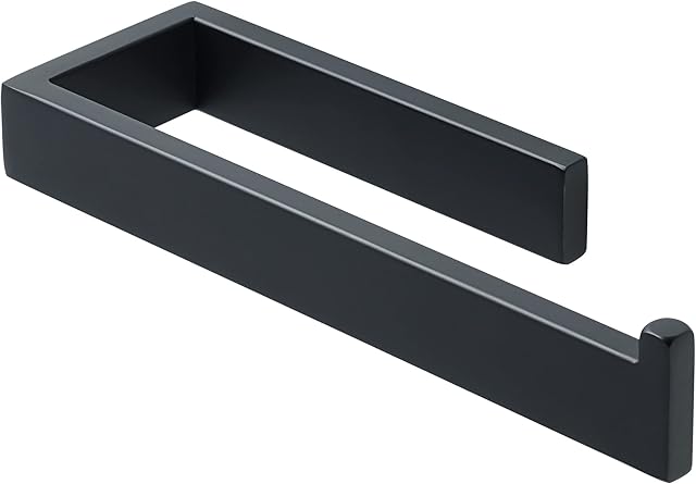 Sayayo Hand Towel Holder Towel Rail Wall Mounted Black Towel Ring for Bathroom Kitchen SUS304 Stainless Steel 240MM, EGKN2212-B