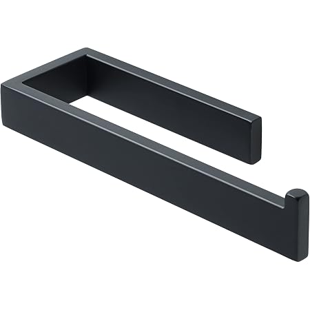 Porta Asciugamani Quadrato In Acciaio Inossidabile Con Due Bracci, Portasciugamani Da Parete Per Bagno E Cucina Nero Opaco 39 Cm Kaejyiut 74821582