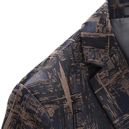 Men's Suit Jacket for Party Dinner 1 Button Slim Fit Notched Lapel Blazer Jackets Casual Business Sport Coat4