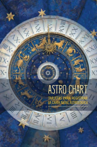 ASTRO CHART - Fichas para el registro de la Carta Natal Astrológica "AZUL": Diario / A...
