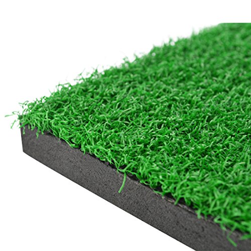 Sumersha Golf Mat 12"X24" Residential Practice Hitting Mat Rubber Tee Holder Realistic Grass Putting Mats Portable Outdoor Sports Golf Training Turf Mat Replacement Indoor Office Equipment #TOP4