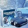 2 piezas de eliminación de nieve electromagnética para automóvil, dispositivo anticongelante para quitar la nieve del automóvil, dispositivo de eliminación de nieve de onda electromagnética