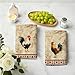 Verdiqor Chicken & Rooster Kitchen Towels Retro Farmhouse Dish Towels Set of 4, Absorbent Vintage Rustic Hand & Tea Towel, Rooster Kitchen Decor, Chicken Gifts for Women