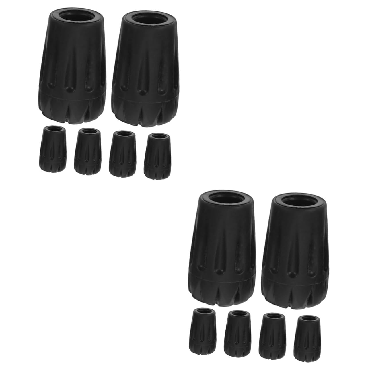 Beavorty Sets Trekking Pole Tip Cover Non-Slip Cane Tips Replacement for Hiking Sticks Walking Sticks Walking Accessories Pcs