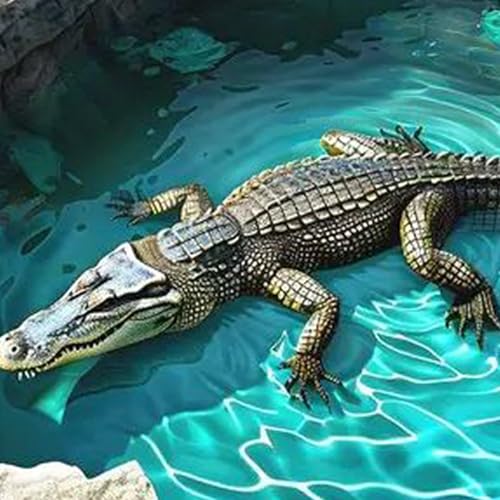 Tapis de sol antidérapant peluche 3D illusion d'optique flaque d'eau pour douche et bain - 8