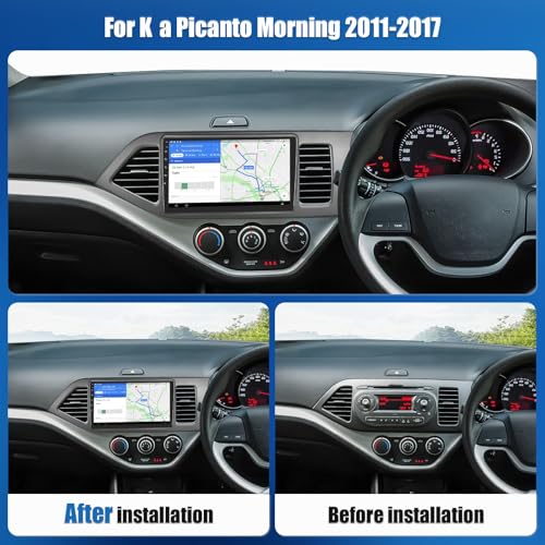 Autoradio Android 4G pour KIA Picanto : résolvez vos problèmes de navigation avec l'écran 9" - 2
