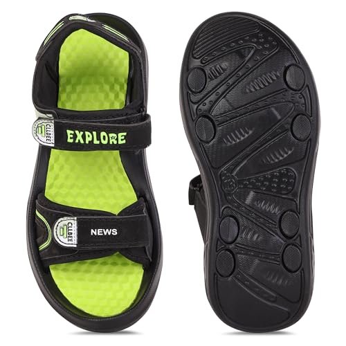 Image of Sandals for Kids, Light Weight Sandals GR-SAN-4027-13C Green