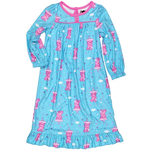 Peppa Pig Girls Flannel Granny Gown Nightgown Toddler Little Kid