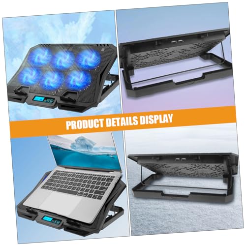 Base de refrigeración para laptop 15.6 pulg ventilador silencioso miniatura 3