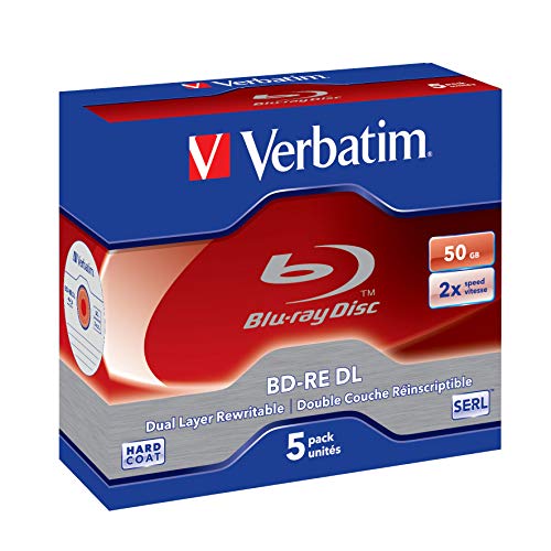 Verbatim Br Bd-Re Dual-Layer 50Gb Scratchguard 5P #TOP1