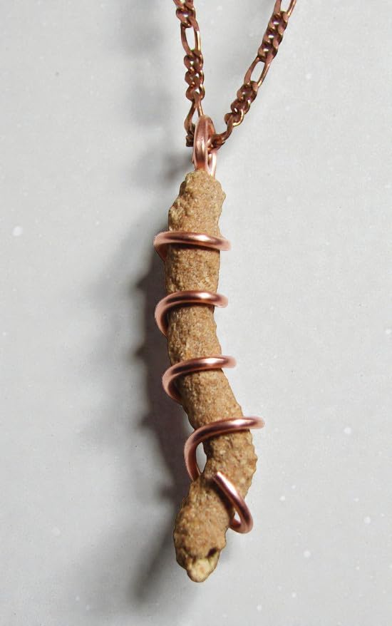 Fulgurite Lightning Sand Pendant Similar to Tektite but Created by Lightning Strike #188