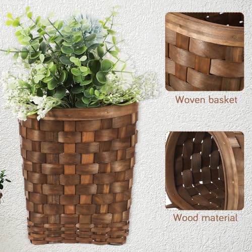 Kichvoe-Door-Hanging-Basket-Hanging-Wicker-Wall-Basket-Vegetable-Fruit-flower-basket-Farmhouse-basket-for-Home-Garden-Kitchen-Bathroom-Decor Kichvoe Door Hanging Basket Hanging Wicker Wall Basket Vegetable Fruit flower basket Farmhouse basket for Home Garden Kitchen Bathroom Decor