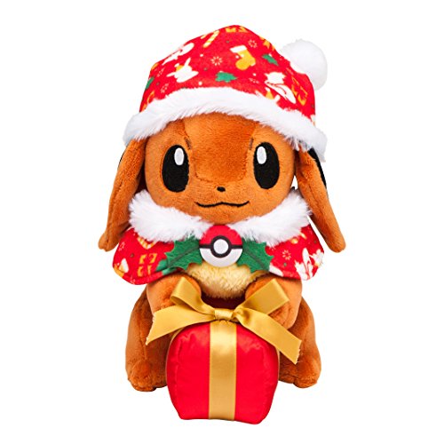 Pokémon Center Original Plush Eevee Holding a Present