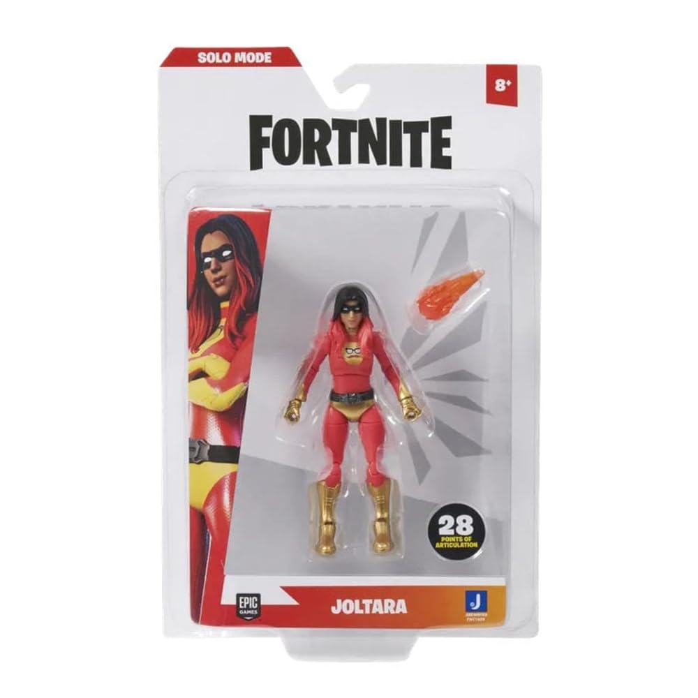 Core Joltara Solo Mode Fortnite, bardzo szczegółowa figurka 10 cm z narzędziem do zbierania