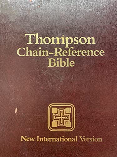 Thompson Chain-Reference Bible NIV Hardcover In... 0310955629 Book Cover