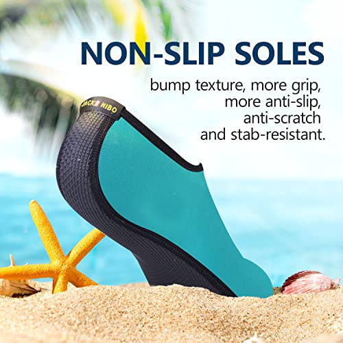 Image of JACKSHIBO Water Shoes for Women Men Quick-Dry Swim Shoes Beach Water Socks
